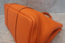 Load image into Gallery viewer, HERMES  GARDEN PARTY PM Negonda leather Orange poppy □R Engraving Tote bag 700120121
