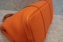 Load image into Gallery viewer, HERMES  GARDEN PARTY PM Negonda leather Orange poppy □R Engraving Tote bag 700120121
