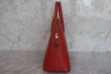 将图片加载到图库查看器，HERMES BOLIDE 35 Box carf leather Brique 〇Y刻印 Shoulder bag 600080215
