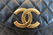 将图片加载到图库查看器，CHANEL/CF 大号经典双C 链条包 羊皮 Black/Gold hadware(黑色/金色金属) 肩背包 800040043
