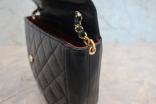 将图片加载到图库查看器，CHANEL/CF 大号经典双C 链条包 羊皮 Black/Gold hadware(黑色/金色金属) 肩背包 800040043
