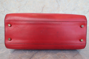 HERMES KELLY SPORT GM Box carf leather Rouge vif 〇X刻印 Shoulder bag 600100135