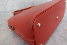 将图片加载到图库查看器，HERMES BOLIDE 35 Box carf leather Brique 〇Y刻印 Shoulder bag 600080215
