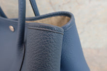 将图片加载到图库查看器，HERMES GARDEN PARTY PM Negonda leather Blue brighton X刻印 Tote bag 600070077
