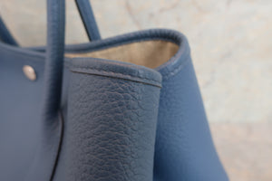 HERMES GARDEN PARTY PM Negonda leather Blue brighton X刻印 Tote bag 600070077