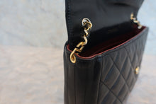 将图片加载到图库查看器，CHANEL/CF 大号经典双C 链条包 羊皮 Black/Gold hadware(黑色/金色金属) 肩背包 800040043
