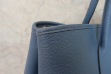 将图片加载到图库查看器，HERMES GARDEN PARTY PM Negonda leather Blue brighton X刻印 Tote bag 600070077
