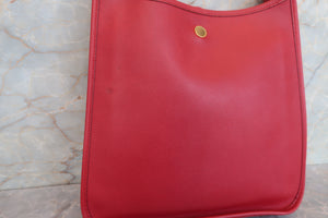 HERMES VESPA PM Graine Couchevel leather Rouge vif □A Engraving Shoulder bag 700080107