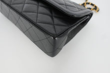画像をギャラリービューアに読み込む, CHANEL/シャネル パリ限定マトラッセダブルフラップチェーンショルダーバッグ ラムスキン ブラック/ゴールド金具 ショルダーバッグ 800100050
