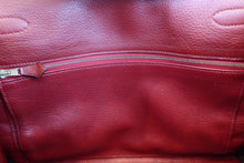 将图片加载到图库查看器，HERMES KELLY 32 Clemence leather Rouge H □F刻印 Shoulder bag 600090228
