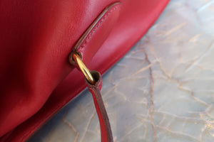 HERMES KELLY SPORT GM Box carf leather Rouge vif 〇X刻印 Shoulder bag 600100135