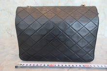 画像をギャラリービューアに読み込む, CHANEL/シャネル マトラッセチェーンショルダーバッグ ラムスキン ブラック/ゴールド金具 ショルダーバッグ 800070115
