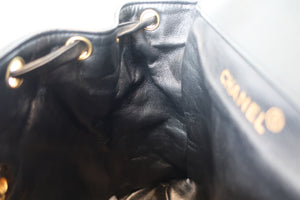 CHANEL/シャネル マトラッセチェーンリュック ラムスキン ブラック/ゴールド金具 リュック 700090168