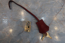 将图片加载到图库查看器，HERMES KELLY 32 Clemence leather Rouge H □F刻印 Shoulder bag 600090228
