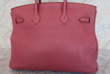 将图片加载到图库查看器，HERMES BIRKIN 35 Clemence leather Bois de rose □N刻印 Hand bag 600080216
