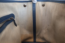 将图片加载到图库查看器，HERMES GARDEN PARTY PM Negonda leather Blue brighton X刻印 Tote bag 600070077
