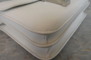HERMES／エルメス コンスタンス3 24 ヴォーエプソン ホワイト □R刻印 ショルダーバッグ 700020052