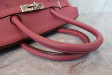 将图片加载到图库查看器，HERMES BIRKIN 35 Clemence leather Bois de rose □N刻印 Hand bag 600080216
