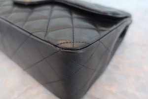 CHANEL/シャネル 中マトラッセシングルフラップチェーンショルダーバッグ ラムスキン ブラック/ゴールド金具 ショルダーバッグ 700070123