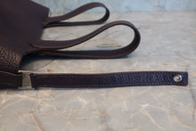 将图片加载到图库查看器，HERMES PICOTIN LOCK MM Clemence leather Raisin □R刻印 Hand bag 800080234
