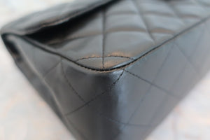 CHANEL/シャネル 中マトラッセシングルフラップチェーンショルダーバッグ ラムスキン ブラック/ゴールド金具 ショルダーバッグ 700070123