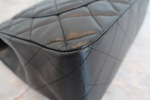 CHANEL/シャネル 中マトラッセシングルフラップチェーンショルダーバッグ ラムスキン ブラック/ゴールド金具 ショルダーバッグ 700070123