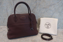 Load image into Gallery viewer, HERMES／BOLIDE 31 Clemence leather Prune □L Engraving Shoulder bag 700120099

