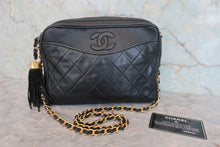 画像をギャラリービューアに読み込む, CHANEL/シャネル マトラッセフリンジチェーンショルダーバッグ ラムスキン ブラック/ゴールド金具 ショルダーバッグ 800070123
