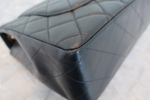 CHANEL/シャネル 中マトラッセシングルフラップチェーンショルダーバッグ ラムスキン ブラック/ゴールド金具 ショルダーバッグ 700080160