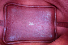 Load image into Gallery viewer, HERMES PICOTIN LOCK PM Clemence leather Rouge garance □O Engraving Hand bag 700010010
