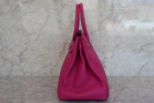 将图片加载到图库查看器，HERMES BIRKIN 30 Togo leather Rose purple A刻印 Hand bag 600030105
