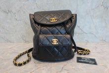 將圖片載入圖庫檢視器 CHANEL/シャネル マトラッセチェーンリュック ラムスキン ブラック/ゴールド金具 リュック 800030206
