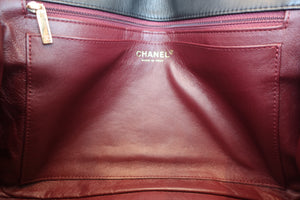 CHANEL/シャネル 中マトラッセシングルフラップチェーンショルダーバッグ ラムスキン ブラック/ゴールド金具 ショルダーバッグ 700070123