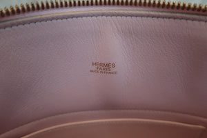 HERMES／エルメス ボリード27 ヴォースイフト ローズドラジェ □K刻印 ショルダーバッグ 600090282