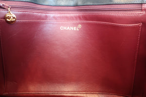CHANEL/シャネル 中マトラッセシングルフラップチェーンショルダーバッグ ラムスキン ブラック/ゴールド金具 ショルダーバッグ 700080160