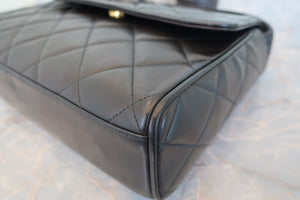 CHANEL/シャネル マトラッセショルダーバッグ ラムスキン ブラック/ゴールド金具 ショルダーバッグ 700090233