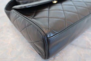CHANEL/シャネル マトラッセショルダーバッグ ラムスキン ブラック/ゴールド金具 ショルダーバッグ 700090233