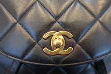將圖片載入圖庫檢視器 CHANEL/シャネル マトラッセチェーンリュック ラムスキン ブラック/ゴールド金具 リュック 800030206

