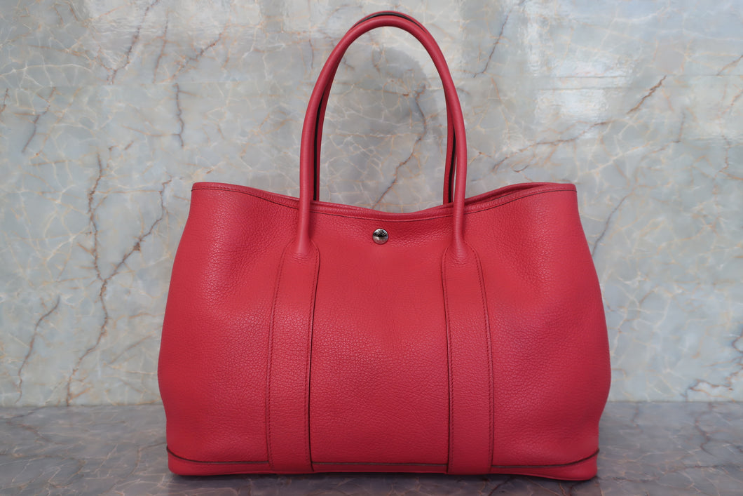 HERMES／エルメス ガーデンパーティPM ネゴンダ ブーゲンビリア □N刻印 トートバッグ 700100226