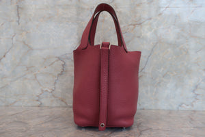 HERMES／エルメス ピコタンロックＰＭ トリヨンクレマンス ローズウッド □O刻印 ハンドバッグ 700040211