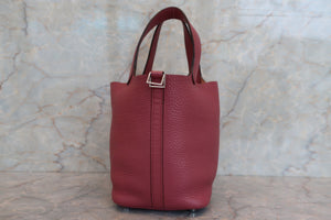 HERMES／エルメス ピコタンロックＰＭ トリヨンクレマンス ローズウッド □O刻印 ハンドバッグ 700040211