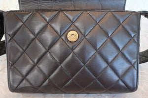 CHANEL/シャネル マトラッセショルダーバッグ ラムスキン ブラック/ゴールド金具 ショルダーバッグ 700090233