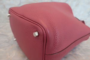HERMES／エルメス ピコタンロックＰＭ トリヨンクレマンス ローズウッド □O刻印 ハンドバッグ 700040211