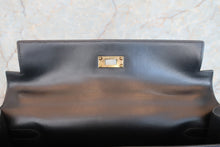 Load image into Gallery viewer, HERMES KELLY 32 Box carf leather Black Hand bag 700070105
