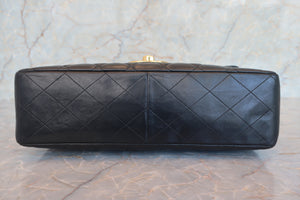 CHANEL/シャネル 中マトラッセシングルフラップチェーンショルダーバッグ ラムスキン ブラック/ゴールド金具 ショルダーバッグ 700080154