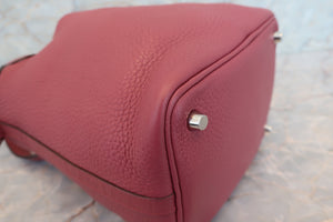 HERMES／エルメス ピコタンロックＰＭ トリヨンクレマンス ローズウッド □O刻印 ハンドバッグ 700040211