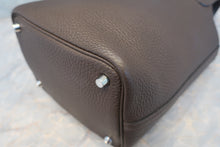 将图片加载到图库查看器，HERMES PICOTIN LOCK PM Clemence leather Cacao □N刻印 Hand bag 800080202
