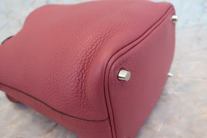 HERMES／エルメス ピコタンロックＰＭ トリヨンクレマンス ローズウッド □O刻印 ハンドバッグ 700040211