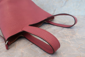 HERMES／エルメス ピコタンロックＰＭ トリヨンクレマンス ローズウッド □O刻印 ハンドバッグ 700040211