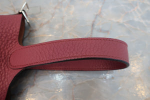 HERMES／エルメス ピコタンロックＰＭ トリヨンクレマンス ローズウッド □O刻印 ハンドバッグ 700040211
